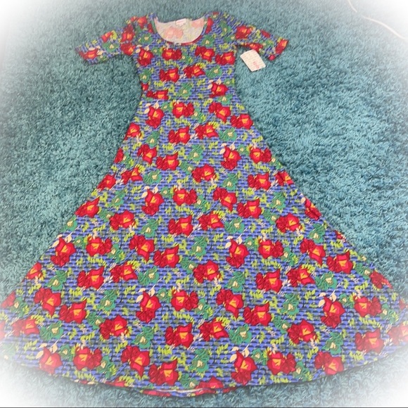 💕NWT Beautiful Lularoe Ana Floral Maxi Dress💕 - Picture 10 of 12